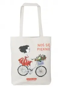 Torba bawełniana z pełnokolorowym nadrukiem i przeszywanym dnem dla SUPER DIET